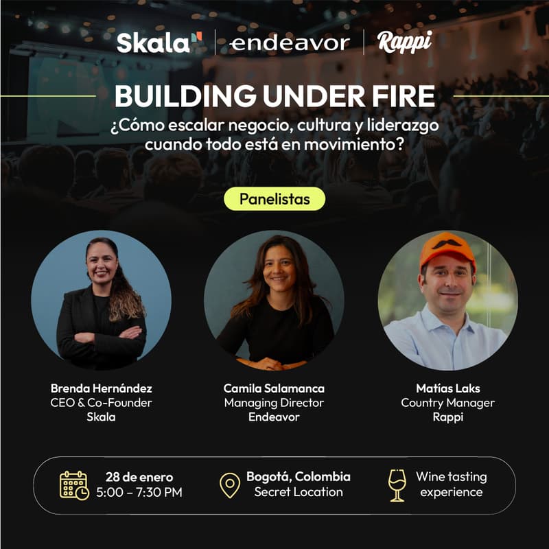 Cover Image for Building Under Fire ¿Cómo escalar negocio, cultura y liderazgo cuando todo está en movimiento?