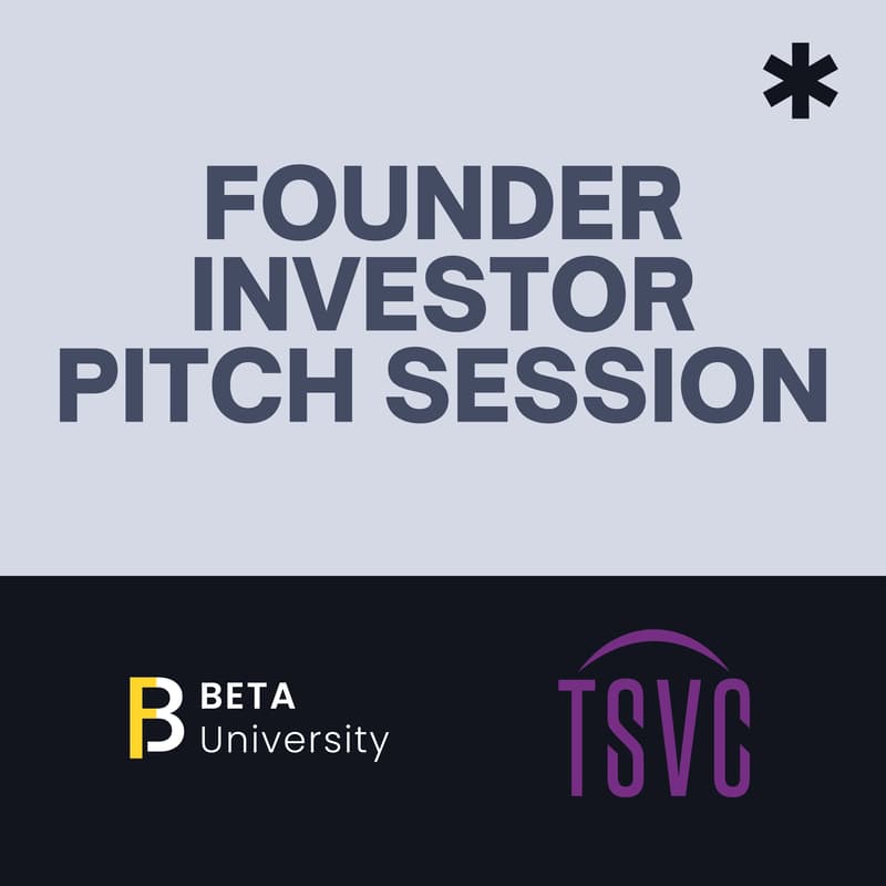 Cover Image for Founder & Investor Pitch Session / TSVC