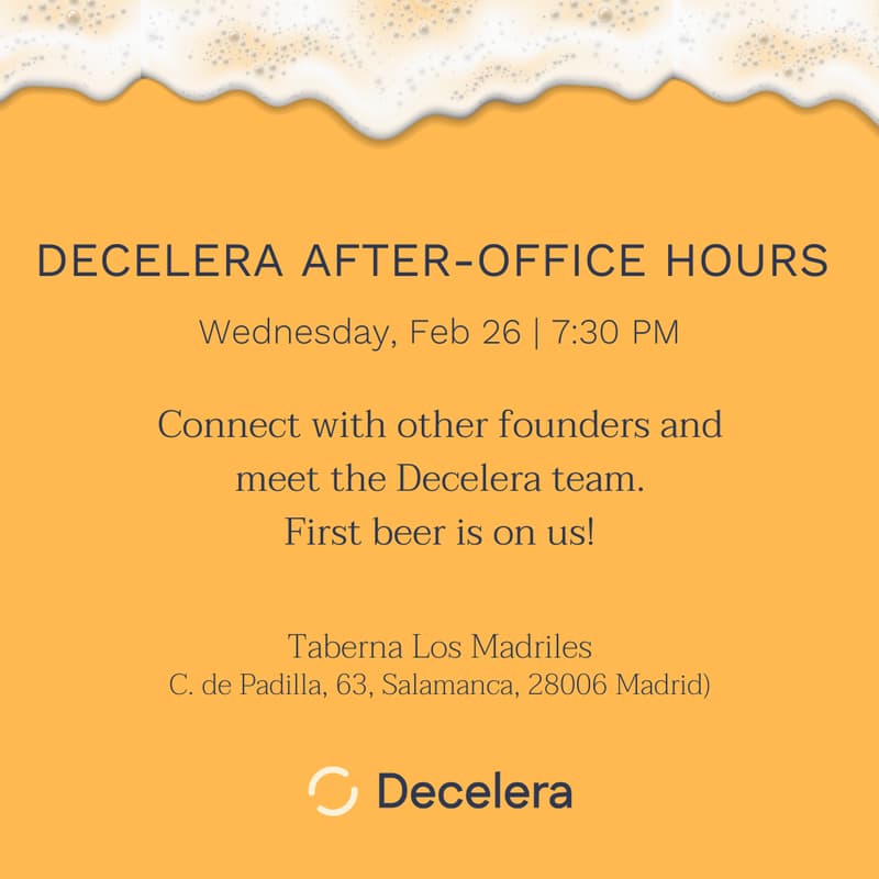 Cover Image for Know a founder with the Decelera DNA? Bring them & get a free beer!