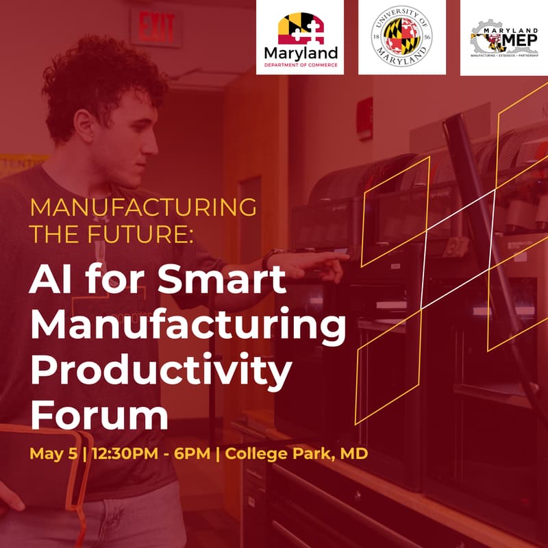 Cover Image for 2nd Annual - AI for Smart Manufacturing Productivity Forum