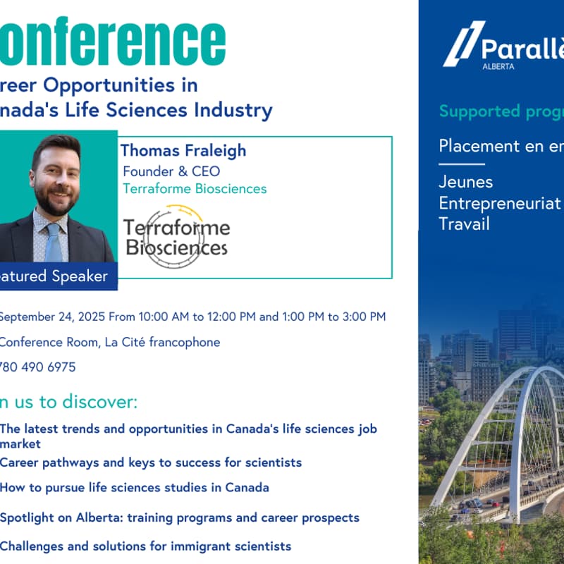 Cover Image for Conference : Career Perspectives in the Canadian Life Sciences Industry