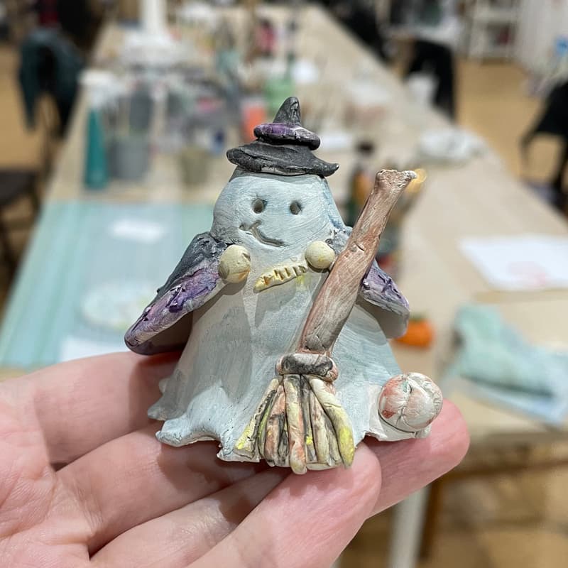 Cover Image for Fall in Love with Air Dry Clay: Halloween Special Edition ✨🎃