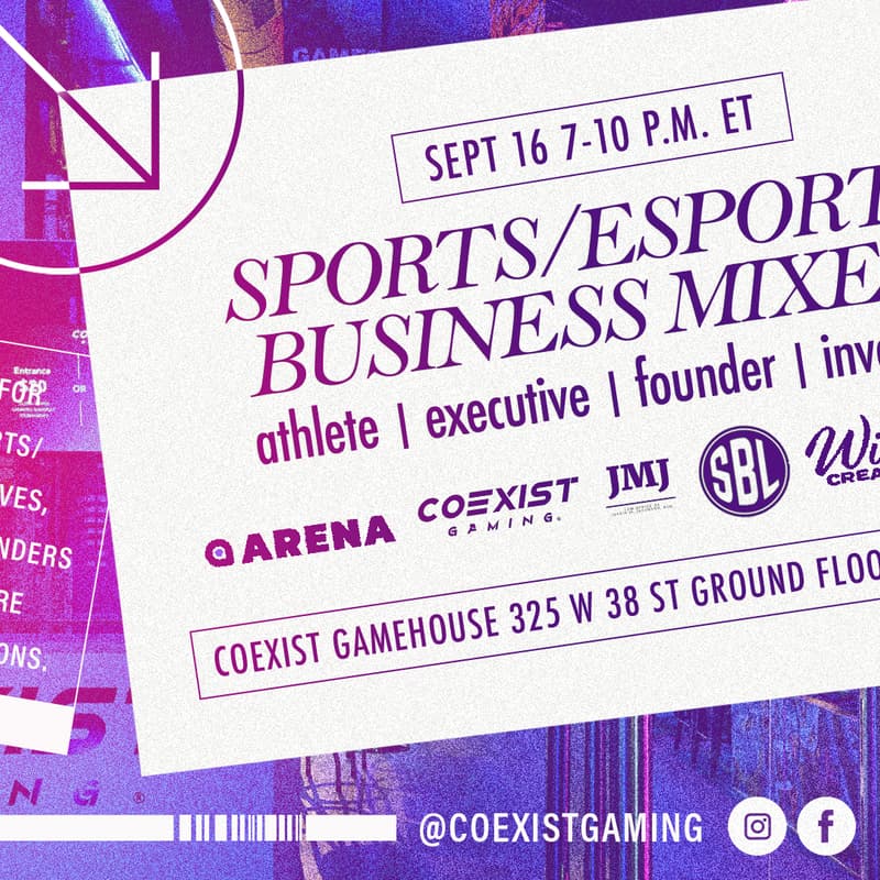 Cover Image for Sports/Esports Business Mixer