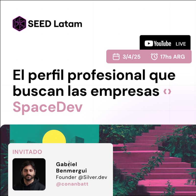 Cover Image for [YT Live] El Perfil Profesional Que Buscan Las Empresas En Blockchain <> SpaceDev