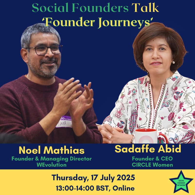 Cover Image for | Social Founders Talk | Sadaffe Abid- Founder & CEO of CIRCLE Women + Noel Mathias - Founder & Managing Director, WEvolution