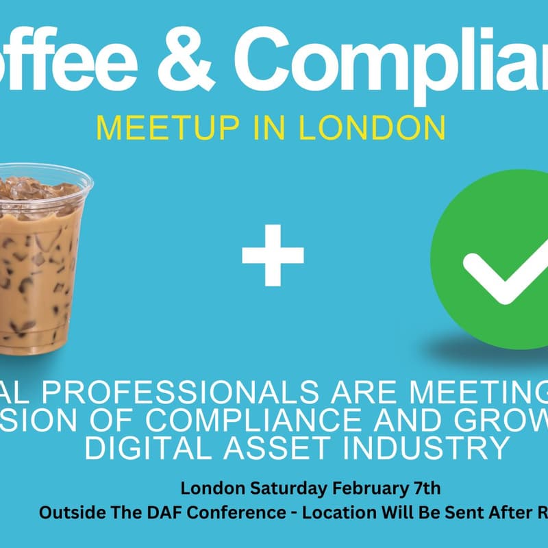 Cover Image for Blockchain Legal Institute London Networking: Near The Digital Asset Forum: updated location - Senzo Coffee Shop