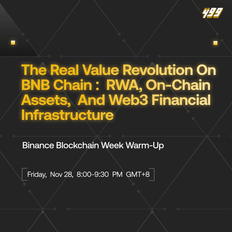 Cover Image for Binance Blockchain Week Warm-Up X Space [EN]