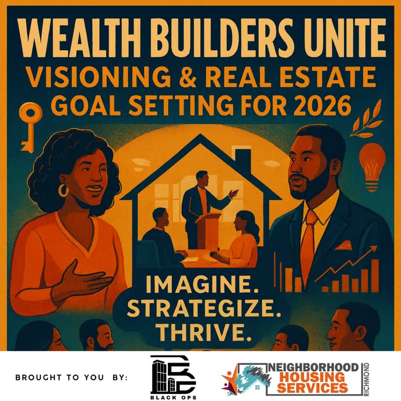 Cover Image for Wealth Builders Unite — Visioning & Real Estate Goal Setting for 2026