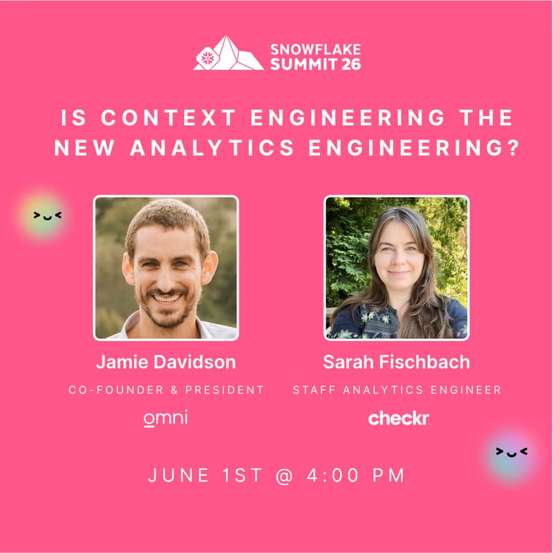 Cover Image for Live Session: Is Context Engineering the New Analytics Engineering? (Room BI204)