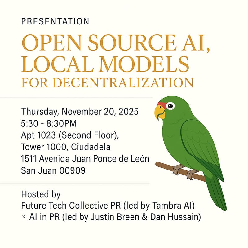 Cover Image for Open Source AI, Local Models for Decentralization
