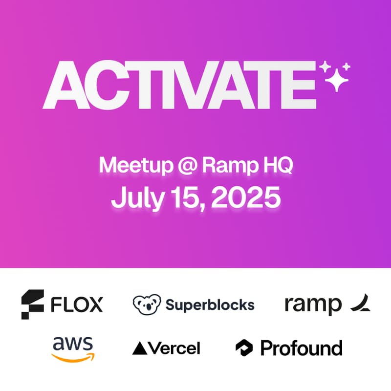 Cover Image for ACTIVATE: Meetup @ Ramp HQ