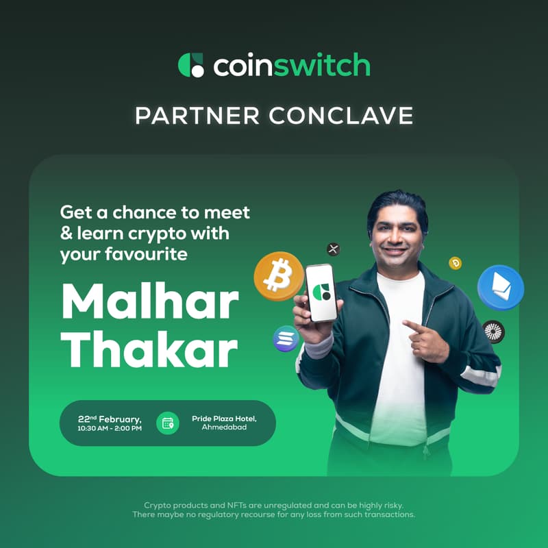Cover Image for Coinswitch Crypto India Meet-up