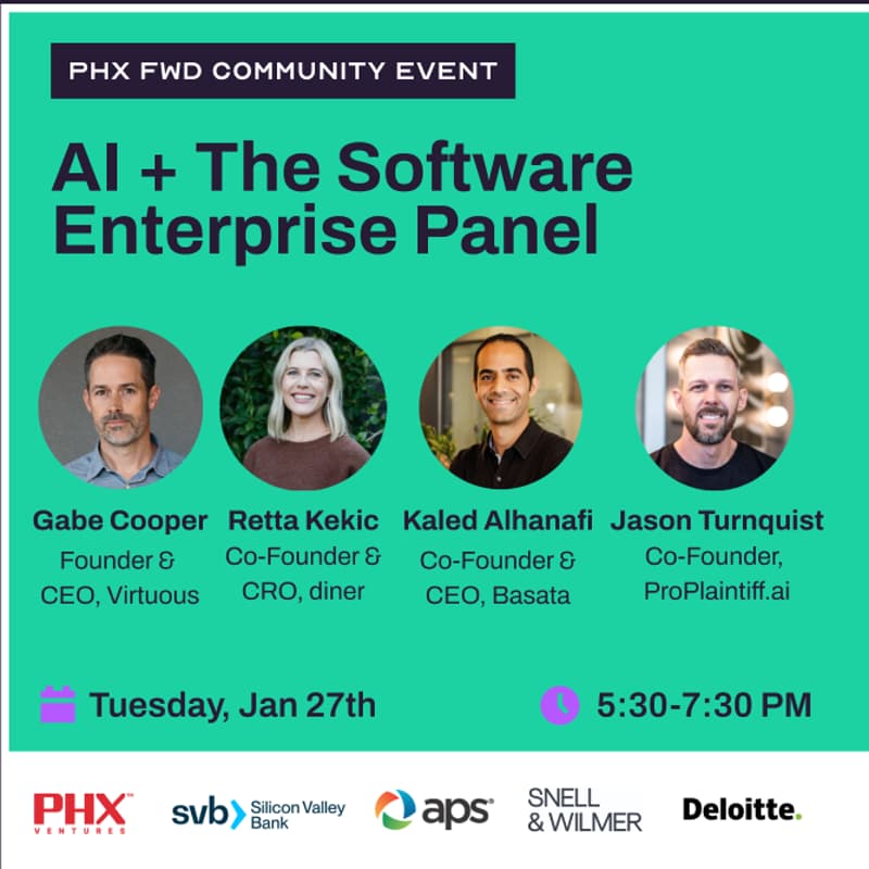Cover Image for PHX FWD Community Event: AI + The Software Enterprise