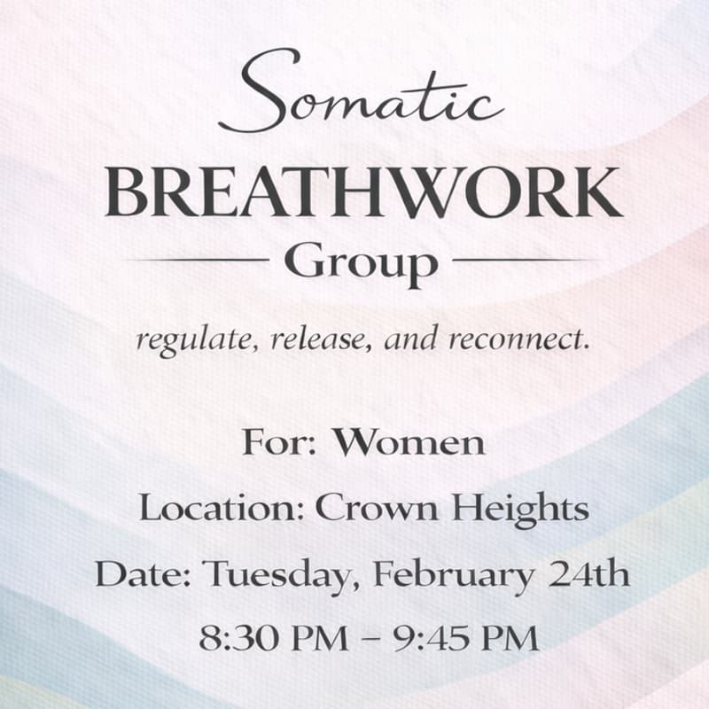 Cover Image for Crown Heights Somatic Breathwork Group