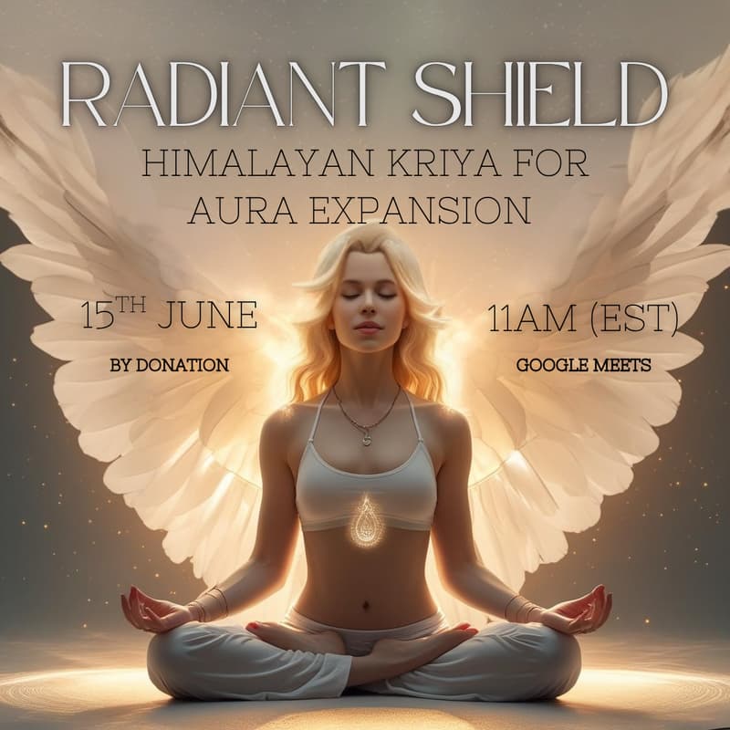 Cover Image for RADIANT SHIELD - Himalayan Kriya for Aura Expansion (Pay what you can)