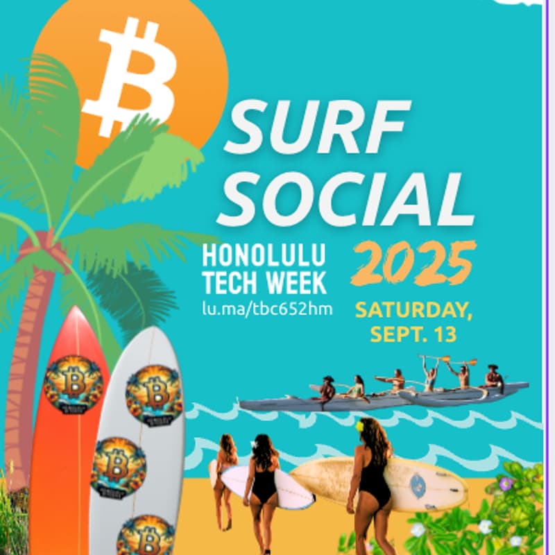 Cover Image for Bitcoin Surf Social @ Honolulu Tech Week