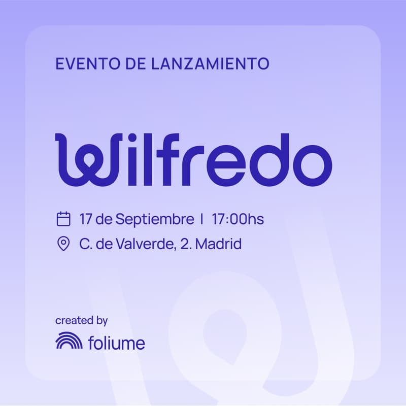 Cover Image for Evento de Lanzamiento: Wilfredo | Foliume