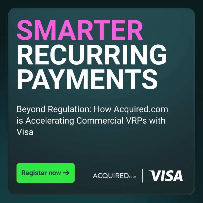 Cover Image for Beyond Regulation: How Acquired.com is Accelerating Commercial VRPs with Visa
