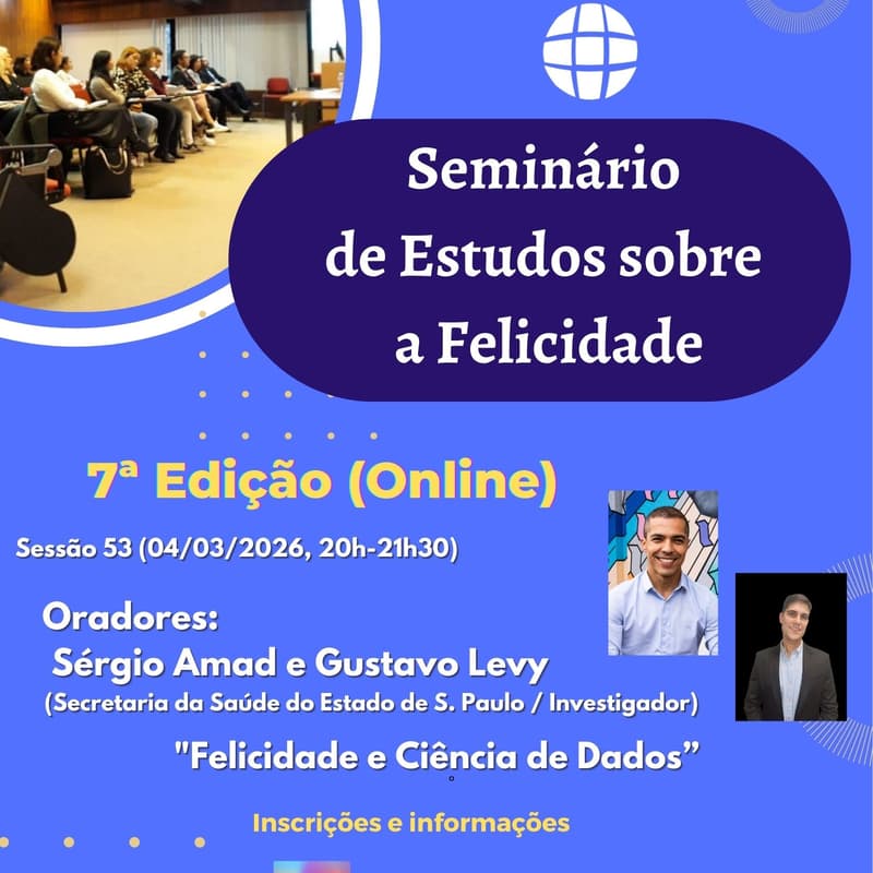 Cover Image for 53º Seminário Online de Estudos sobre a Felicidade