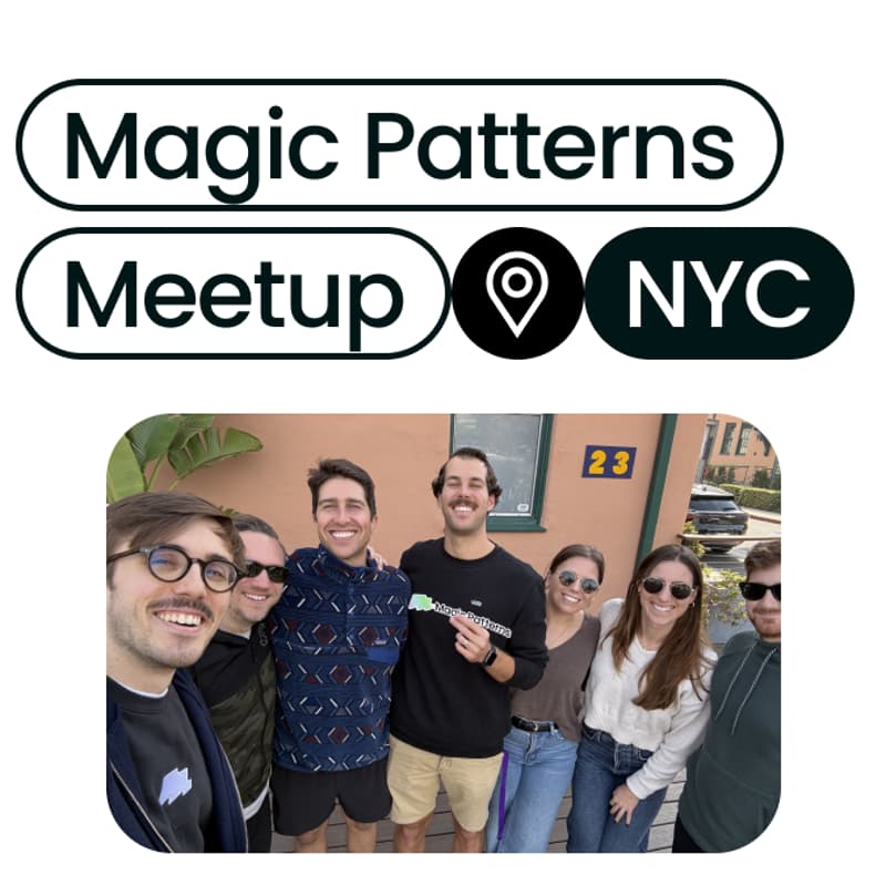 Cover Image for Magic Patterns Meetup: NYC
