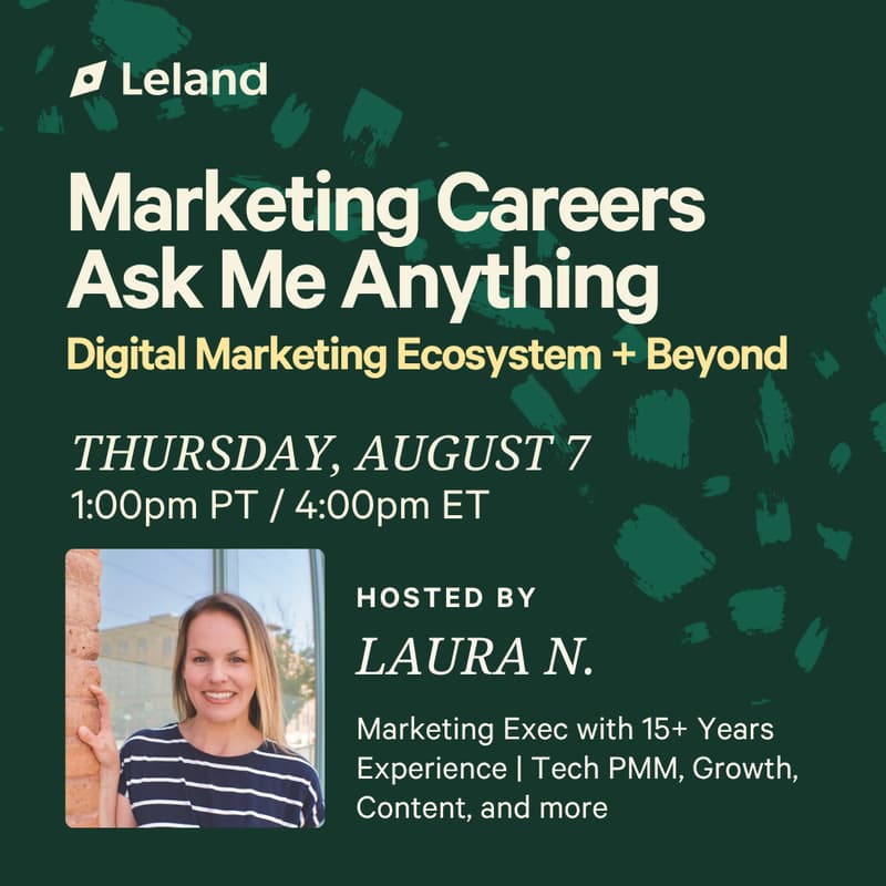 Cover Image for Marketing Careers Ask Me Anything: Digital Marketing Ecosystem + Beyond