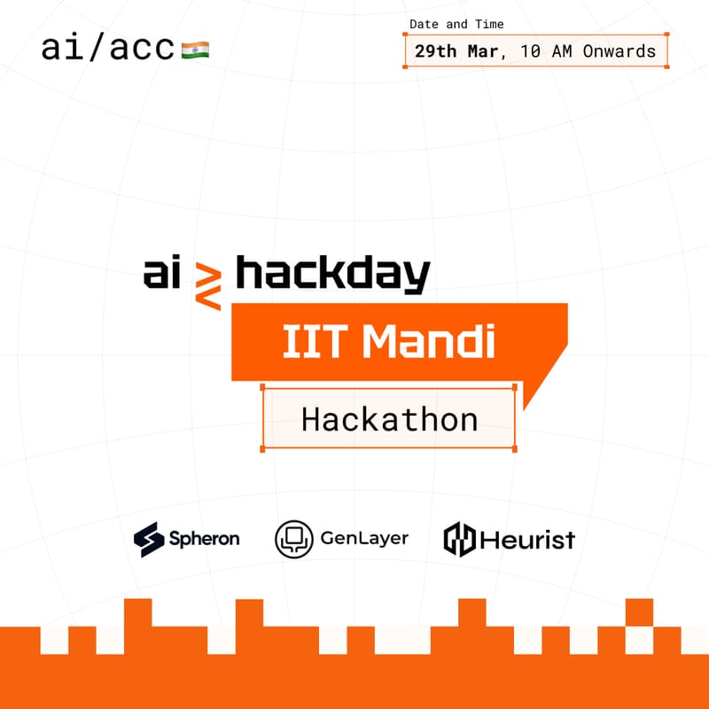 Cover Image for ai/acc 🇮🇳 - hackday x IIT Mandi