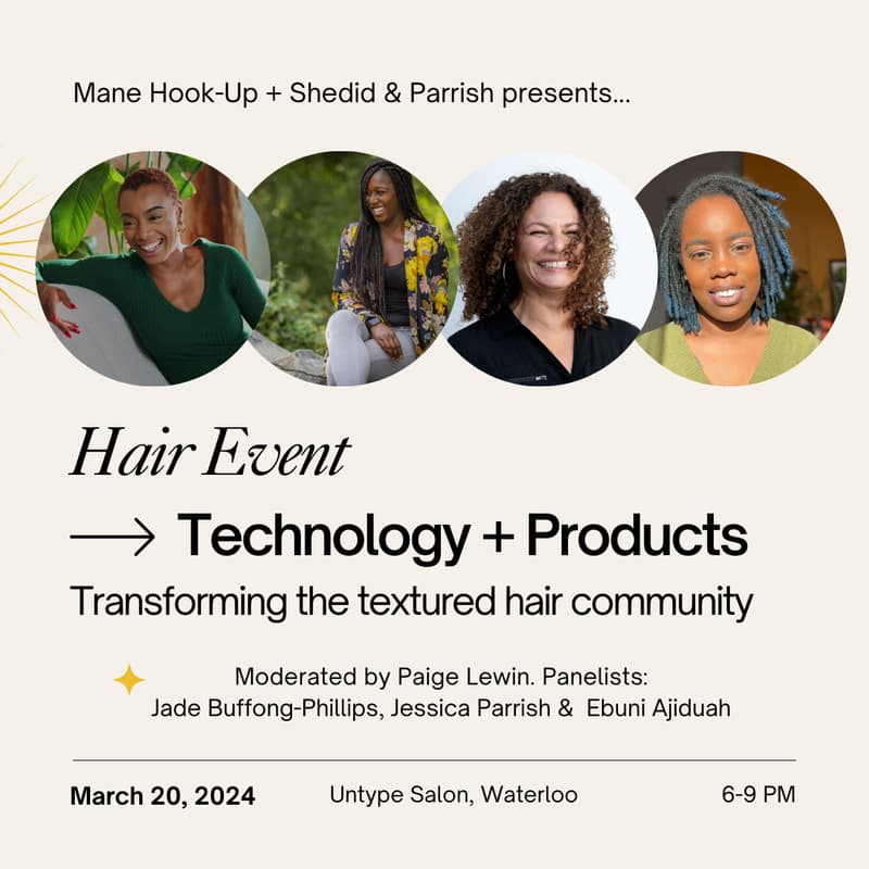 Cover Image for Mane Hook-Up x Shedid & Parrish Panel: Transforming afro hair care with products & technology