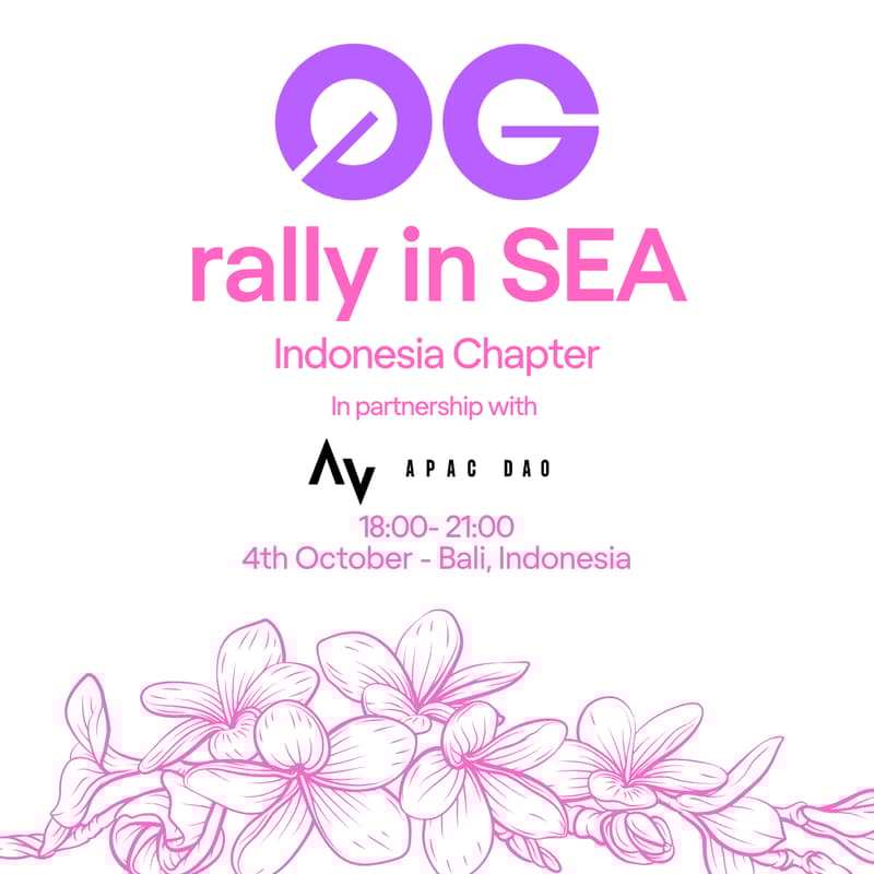Cover Image for 0G rally in SEA - Indonesia Chapter