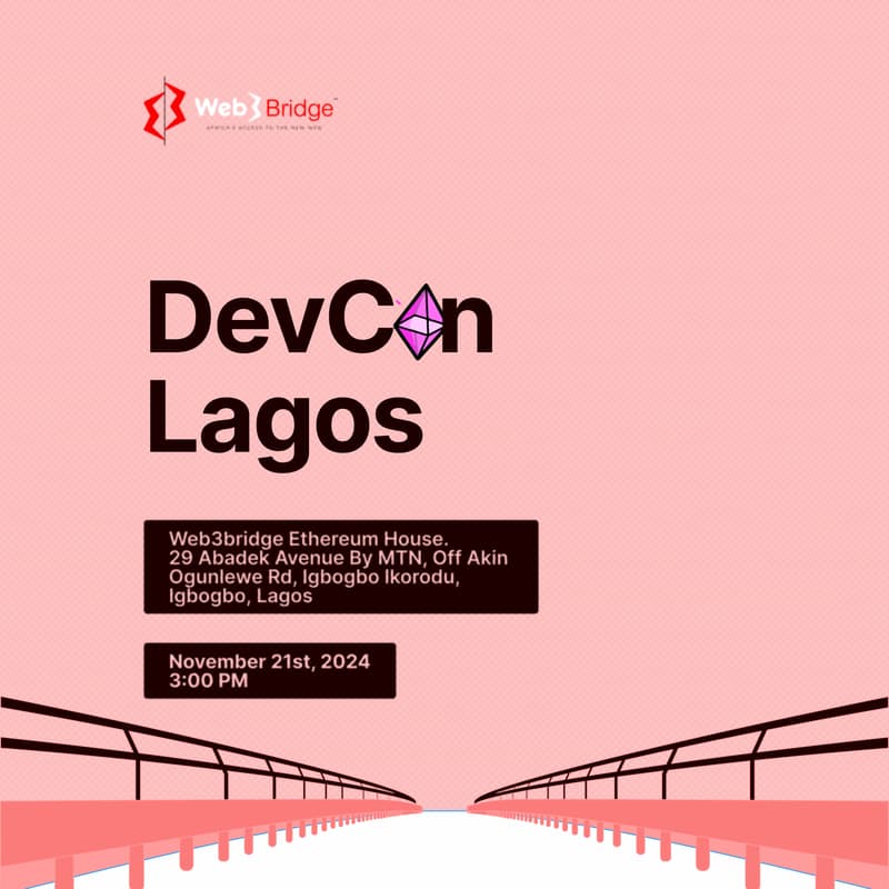 Cover Image for DevCon Lagos - A DevCon 2024 Satellite Experience