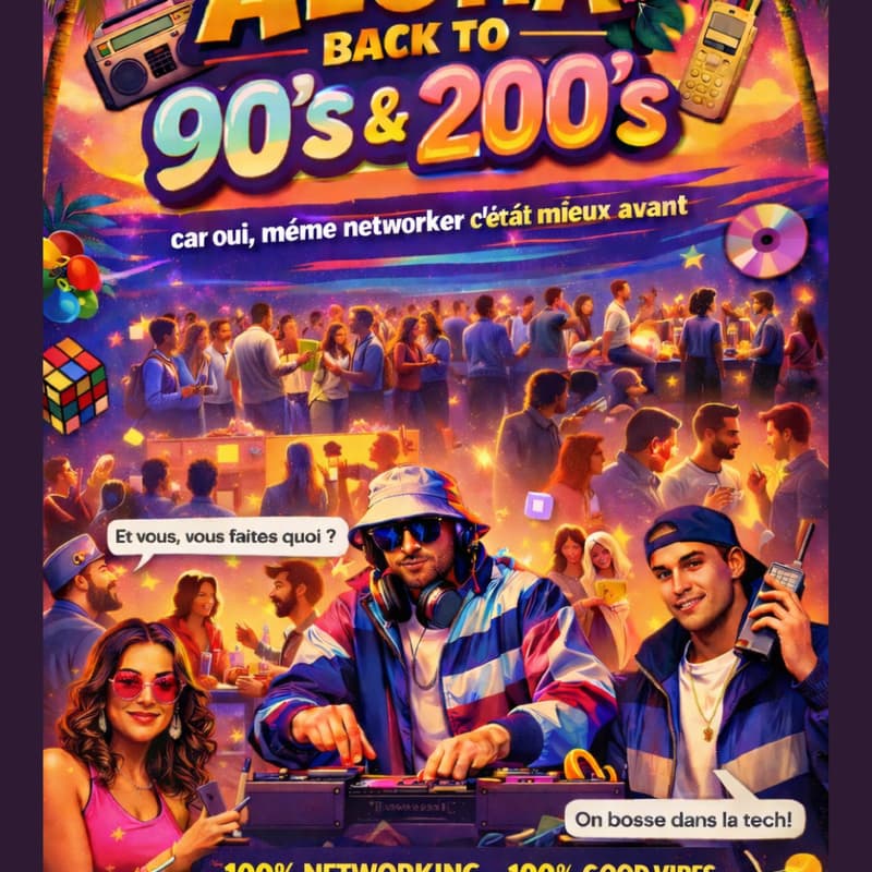 Cover Image for Aloha networking Party 90's 2000's