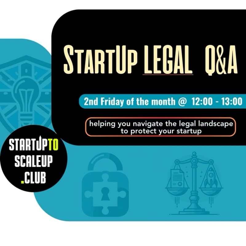 Cover Image for StartUp LEGAL Q&A