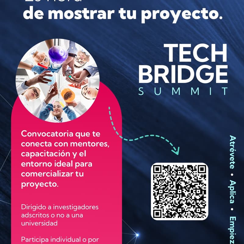 Cover Image for TechBridge Summit. Conectando Ciencia e Innovación.