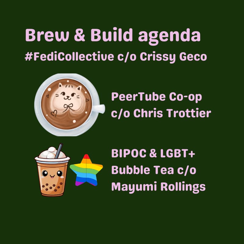 Cover Image for Brew Build #1 [PeerTube + BIPOCxLGBT Discussion]