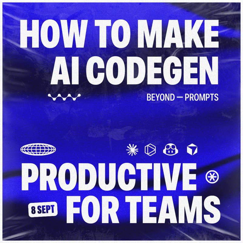 Cover Image for How to Make AI CodeGen Productive for Teams