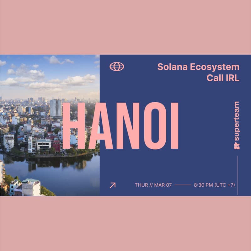 Cover Image for [HN] IRL Watch Party: Solana Ecosystem Call