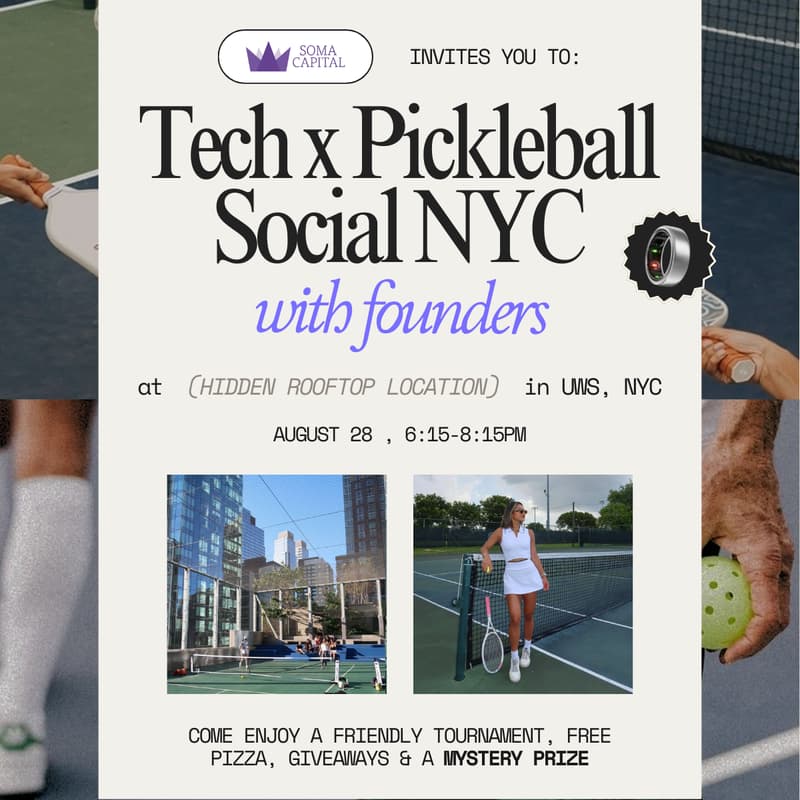 Cover Image for Tech x Pickleball Social