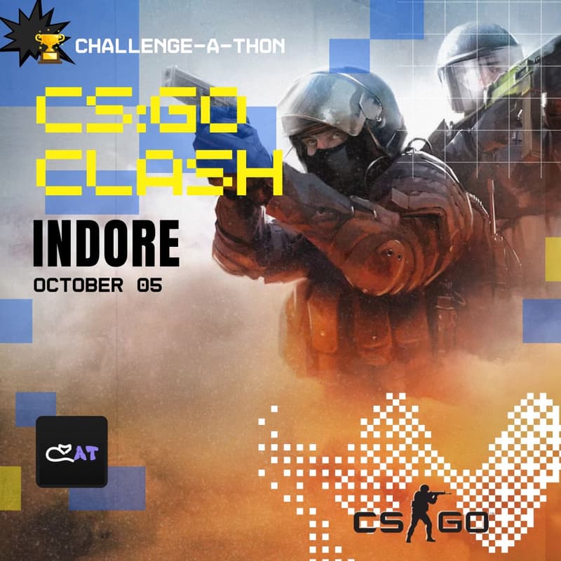 Cover Image for Catoff Challenge-athon: Compete, Beta Test & Win - Indore + CS:GO2 Clash Edition