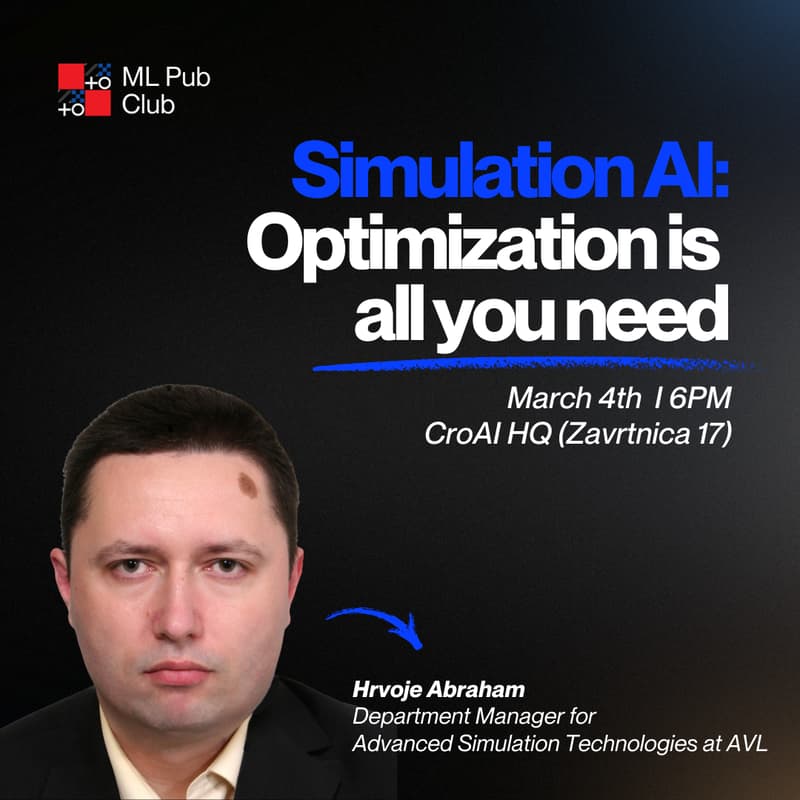 Cover Image for ML Pub Club #19: Simulation AI - Optimization is all you need!