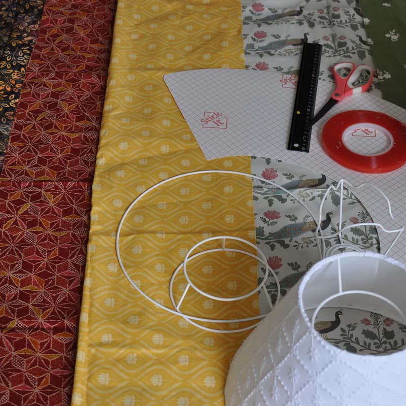 Cover Image for Make your own unique fabric lampshade