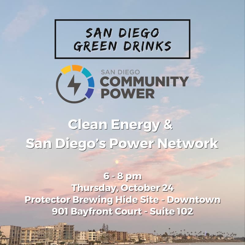 Cover Image for San Diego Community Power x San Diego Green Drinks
