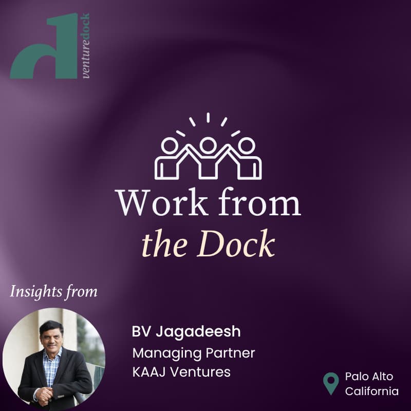 Cover Image for Work From the Dock: Founder Session with BV Jagadeesh + Founder Open Mic