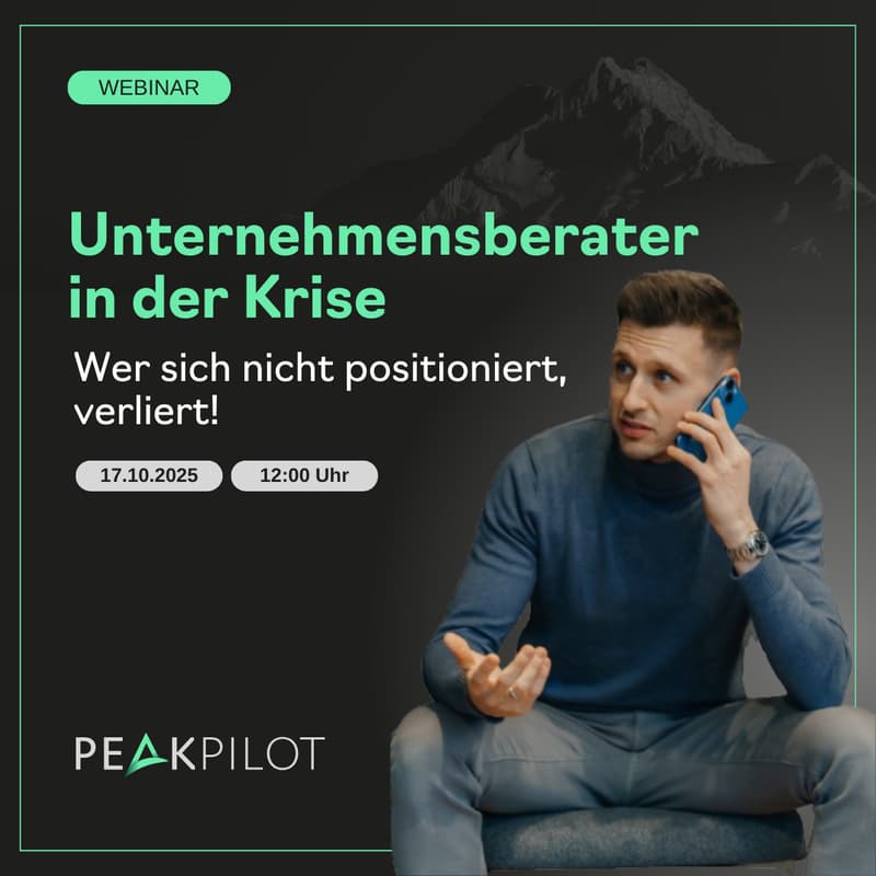 Cover Image for Unternehmensberater in der Krise:  Wer sich nicht positioniert, verliert!