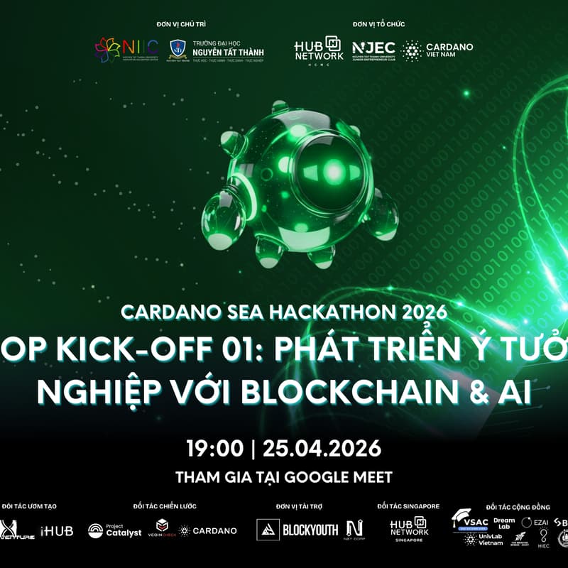 Cover Image for Workshop Kick-off 1 - Cardano SEA Hackathon 2026