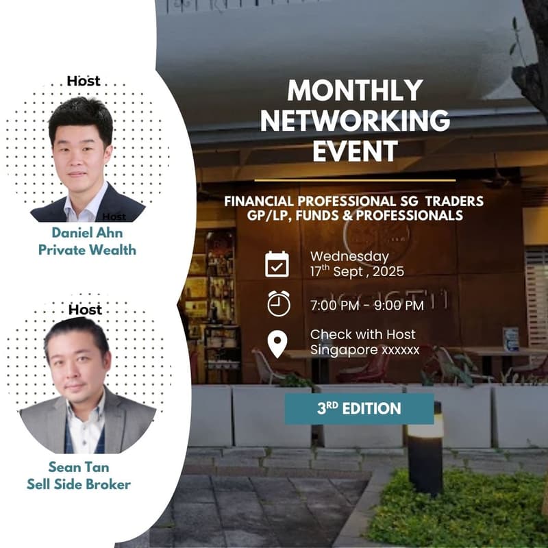 Cover Image for 3rd Edition - Financial Monthly Networking