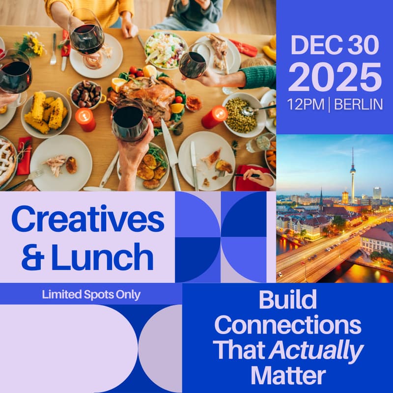 Cover Image for Makers Klub: New Year's Eve Creatives Lunch & Networking