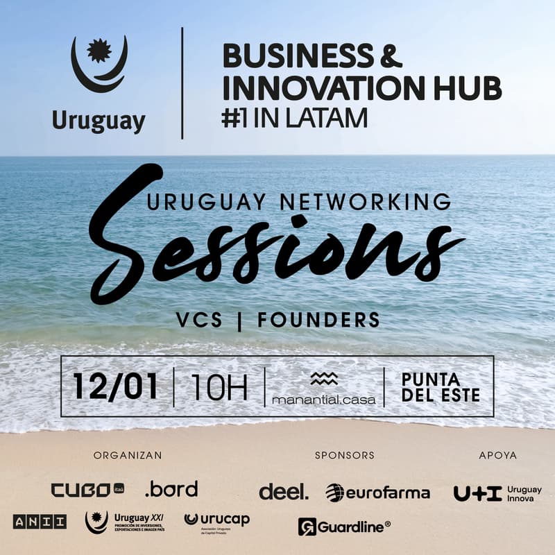 Cover Image for Uruguay Networking sessions: VCs, founders & tech ecosystem