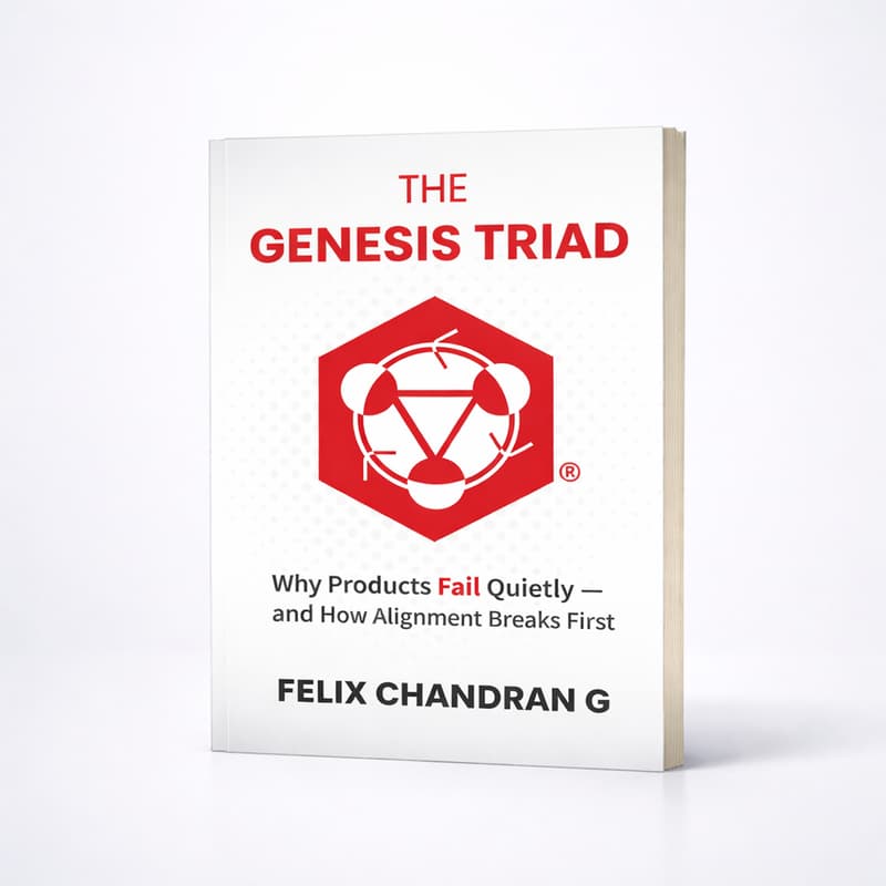 Cover Image for The Genesis Triad® : Why Most Products Fail Quietly — and the Alignment Problem No One Talks About