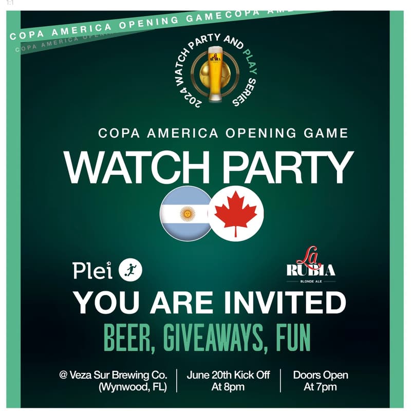 Cover Image for Copa America Watch Party: Argentina vs Canada 