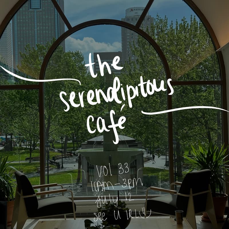 Cover Image for vol 33. of the serendipitous cafe