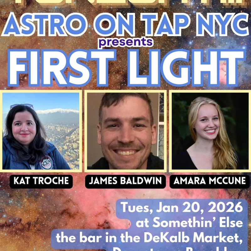 Cover Image for Astronomy on Tap NYC: First Light!